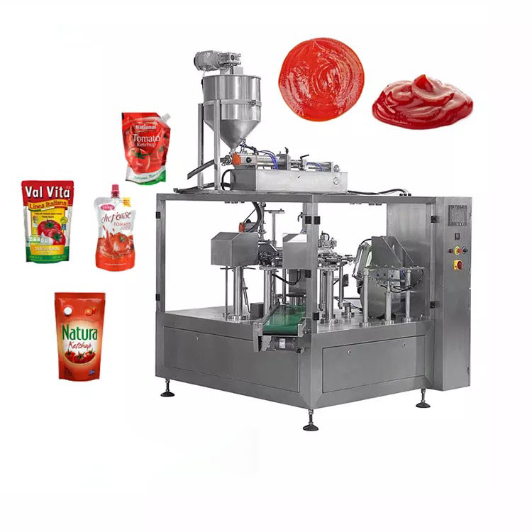 Liquid Paste Sauce Vorgefertigte Beutelverpackungsmaschine